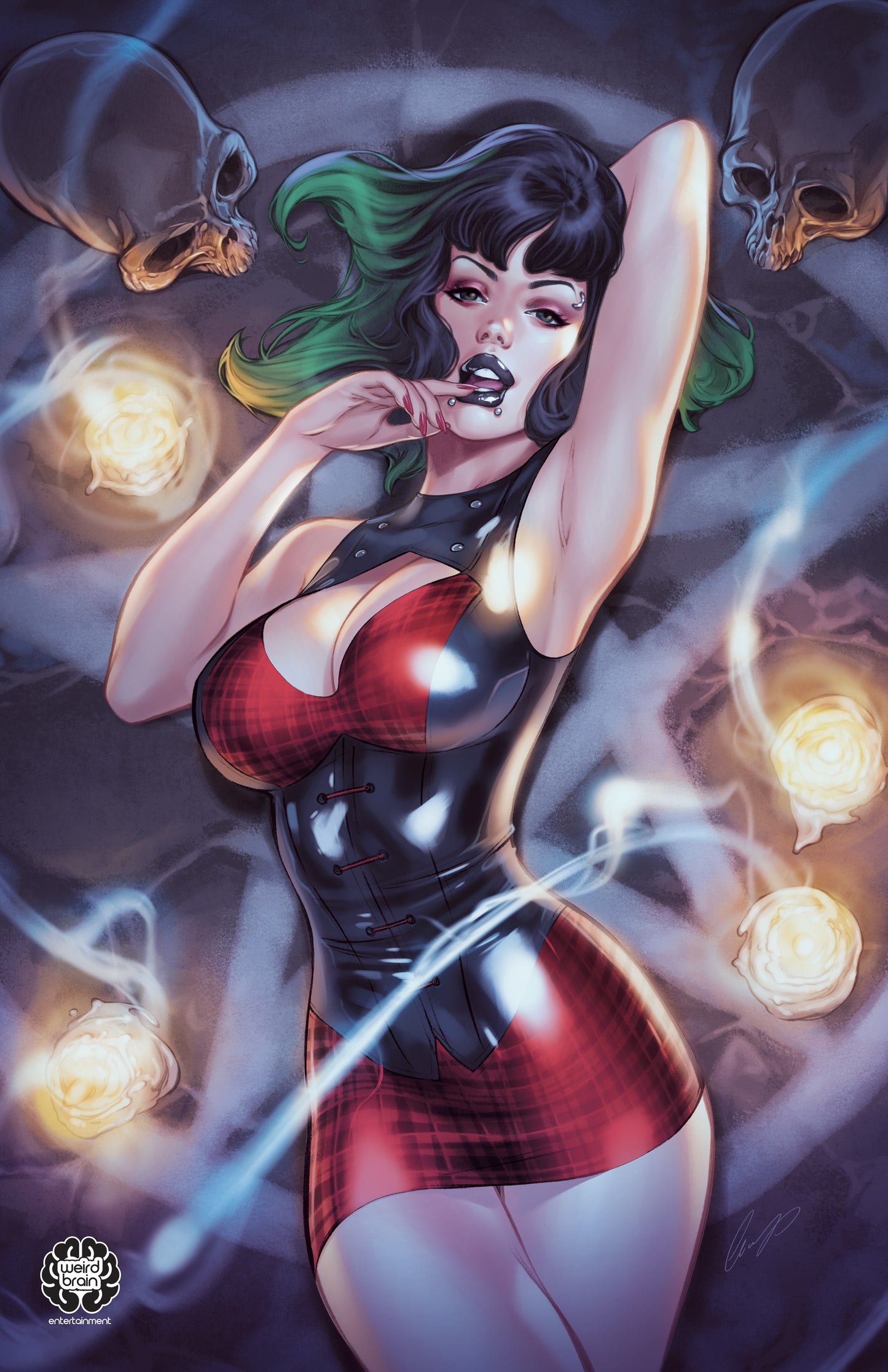 Anti-Christine and the Four Unicorns of the Apocalypse #2 - Cover E - Elias Chatzoudis - 11x17 Art Print