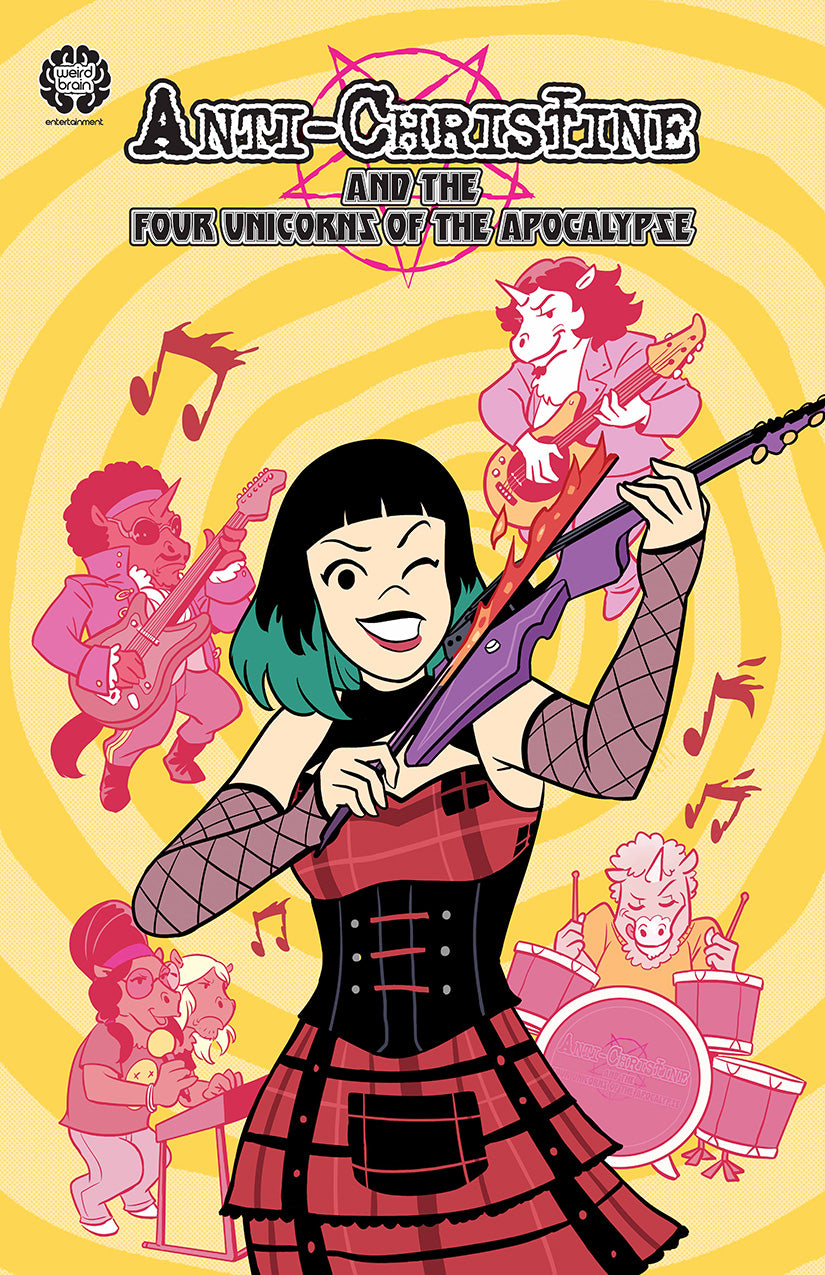 Anti-Christine and the Four Unicorns of the Apocalypse #1 - Cover V - Manuel Preitano - 11x17 Art Print