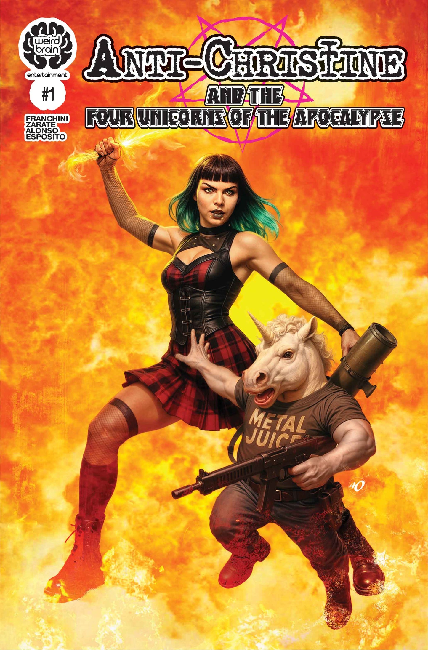 Anti-Christine and the Four Unicorns of the Apocalypse #1 - Cover A