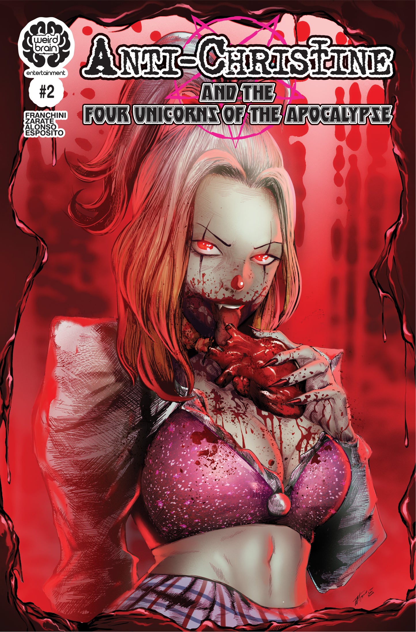 Anti-Christine and the Four Unicorns of the Apocalypse #2 - Cover B