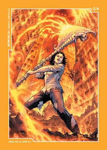Hell of a Job #1 - Cover B + Collectible Card