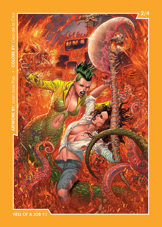 4-Pack of Hell of a Job #2 - Collectible Cards