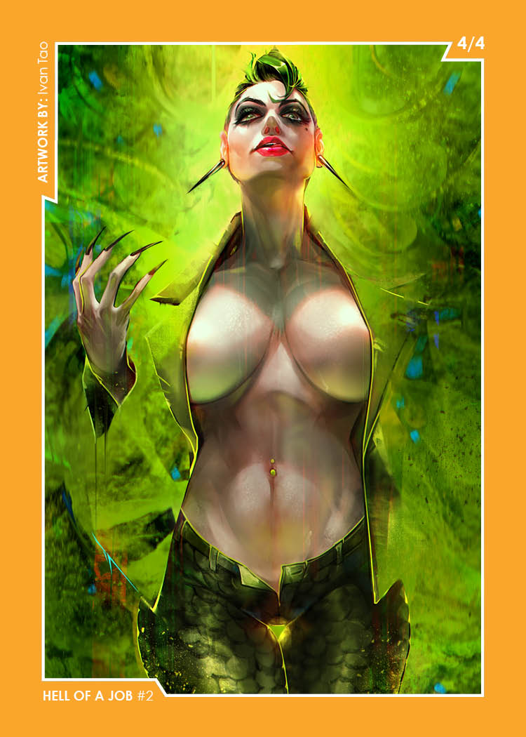 4-Pack of Hell of a Job #2 - Collectible Cards