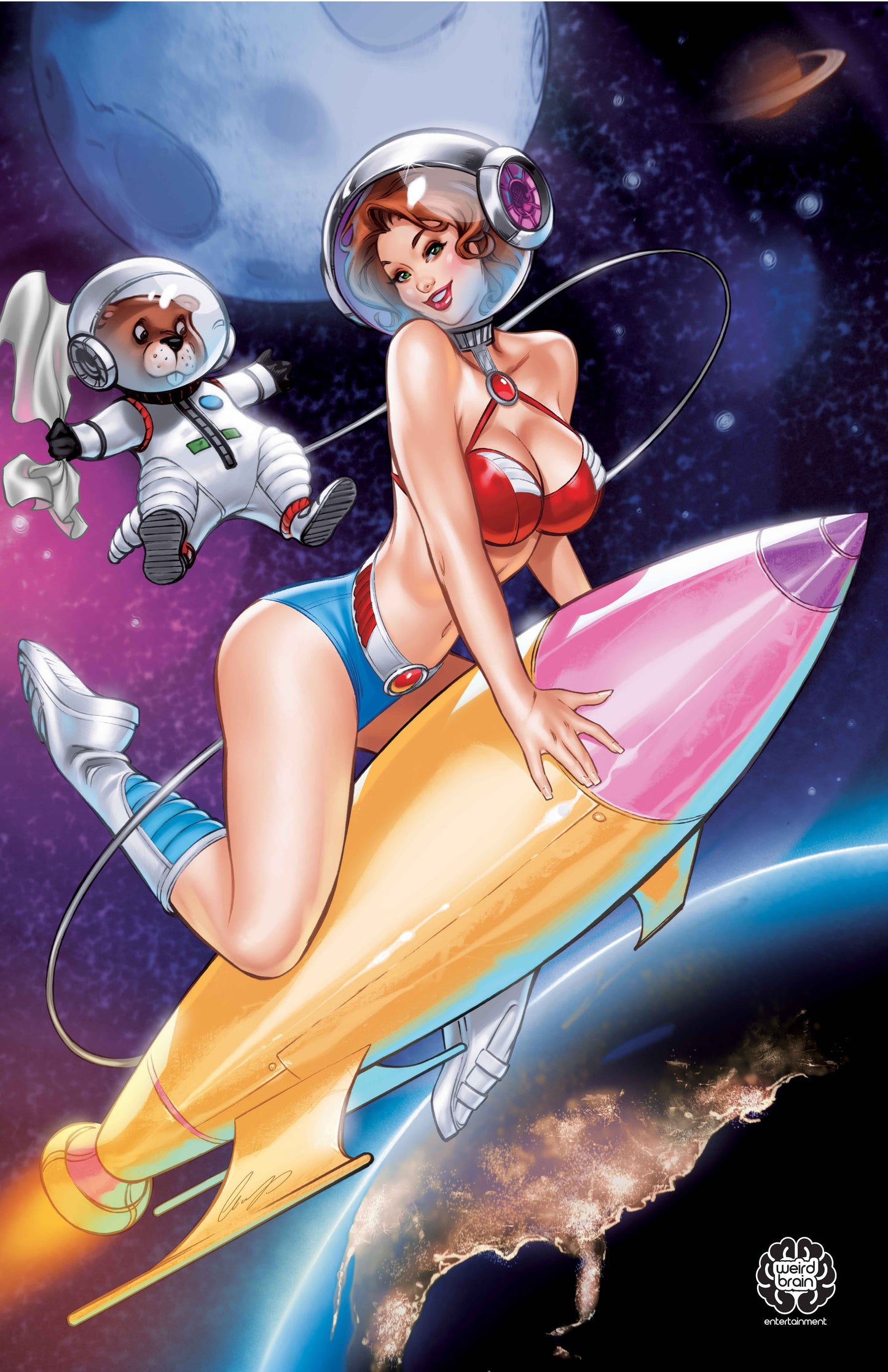 Sven The Groundhog: Savior From the Stars #2 - Cover F - Elias Chatzoudis - 11x17 Art Print