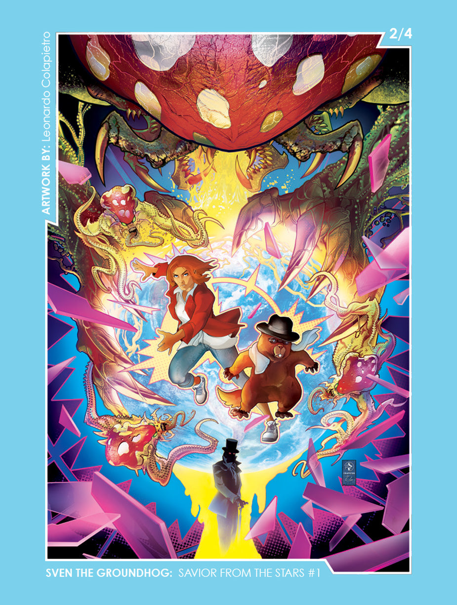 Sven the Groundhog: Savior From the Stars #1 - Cover B + Collectible Card