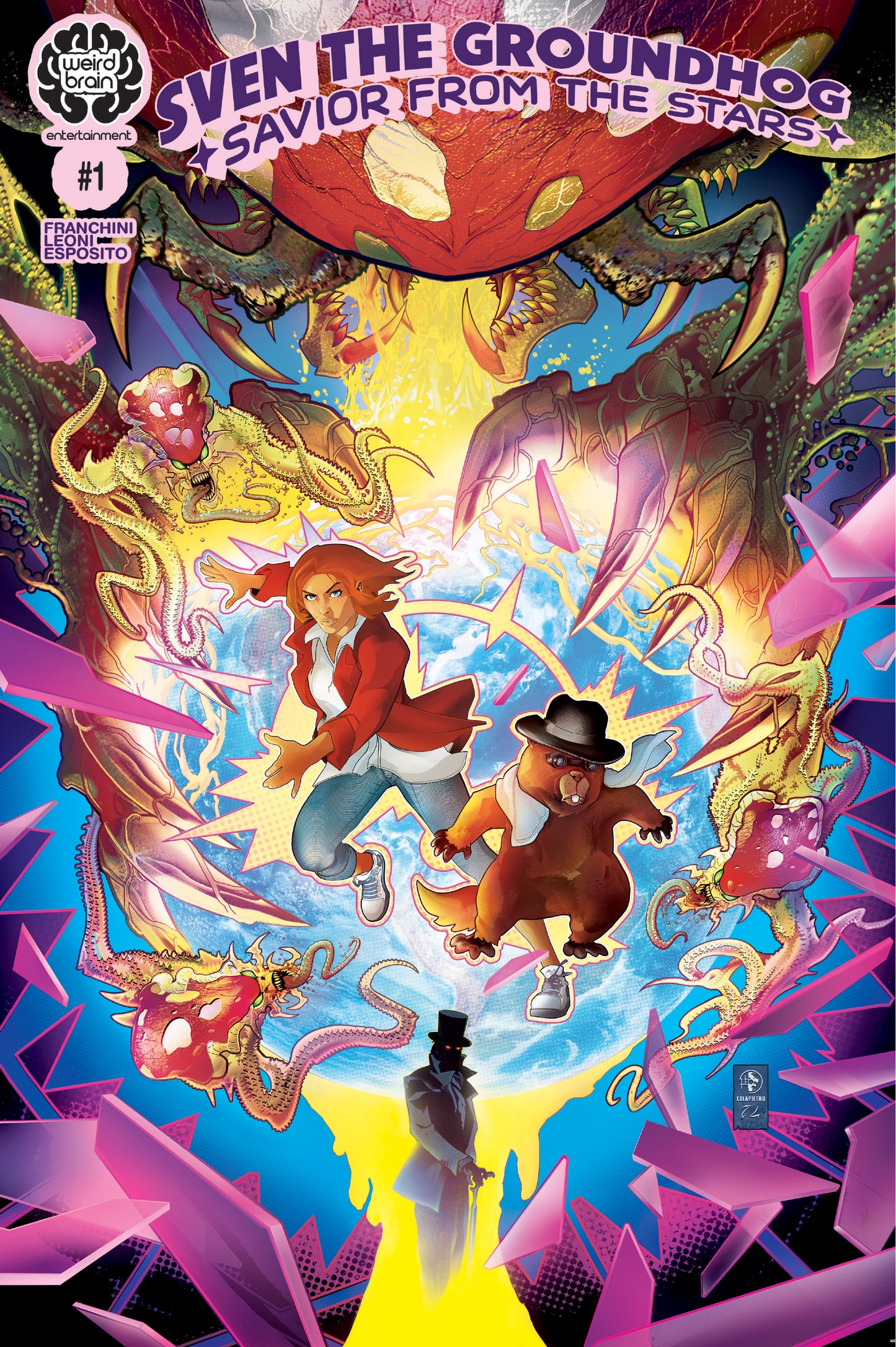 Sven the Groundhog: Savior From the Stars #1 - Cover B