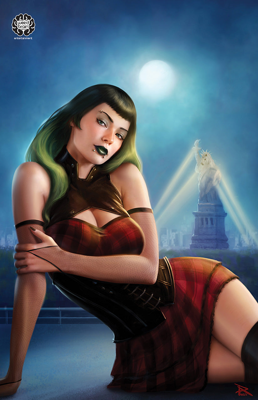 Anti-Christine and the Four Unicorns of the Apocalypse #1 - Cover W - Pierluigi Abbondanza - 11x17 Art Print