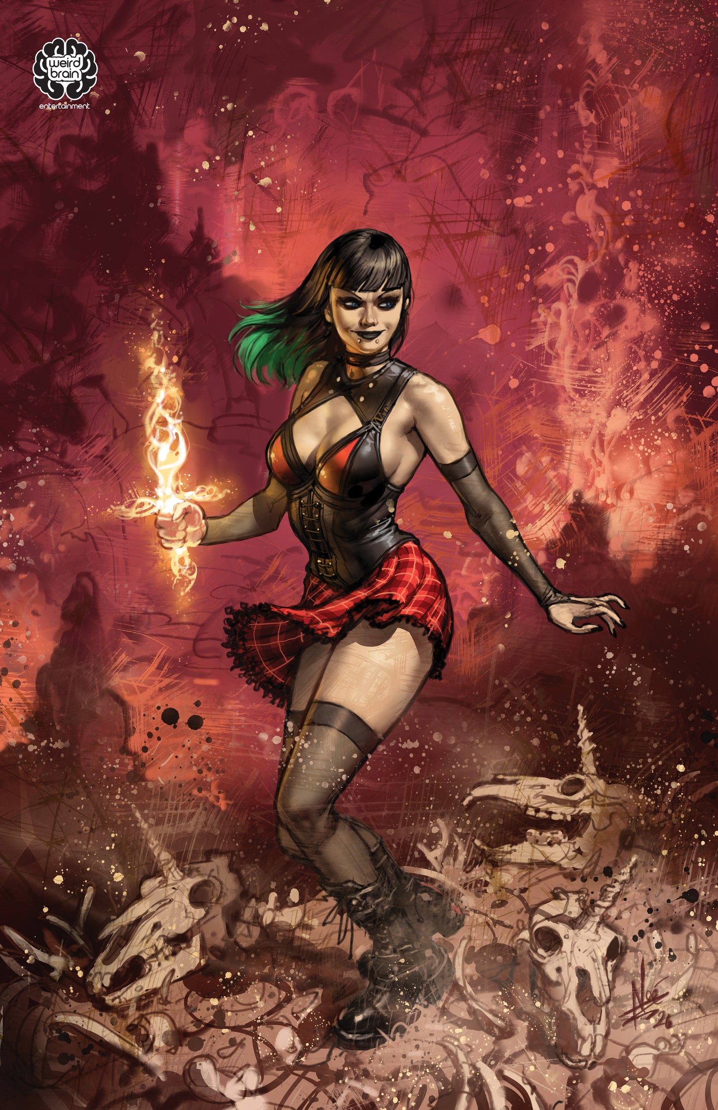 Anti-Christine and the Four Unicorns of the Apocalypse #2 - Cover C - Ignacio Noe - 11x17 Art Print