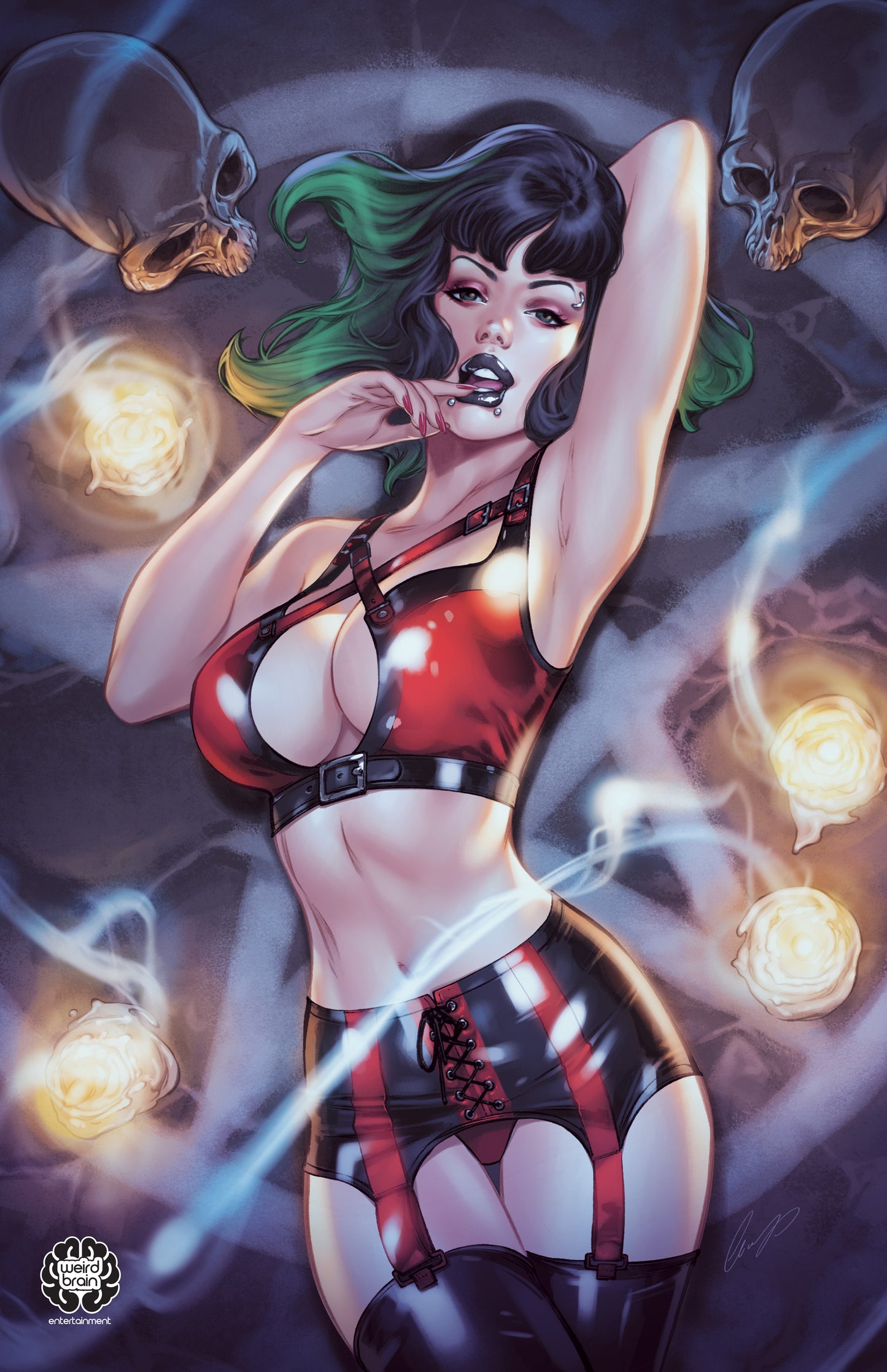 Anti-Christine and the Four Unicorns of the Apocalypse #2 - Cover F - Elias Chatzoudis - 11x17 Art Print