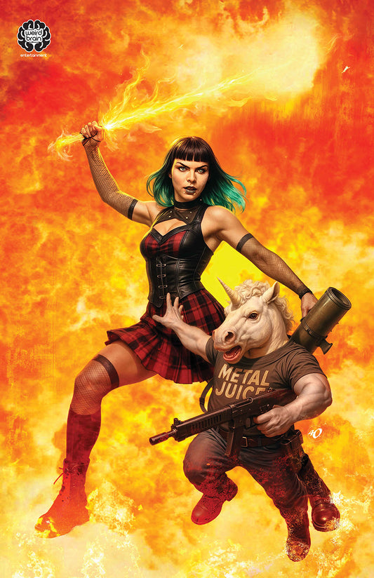 Anti-Christine and the Four Unicorns of the Apocalypse #1 - Cover A - Ariel Olivetti - 11x17 Art Print