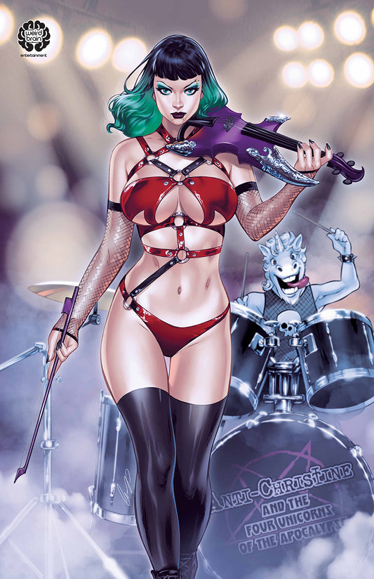 Anti-Christine and the Four Unicorns of the Apocalypse #1 - Cover F - Elias Chatzoudis - 11x17 Art Print