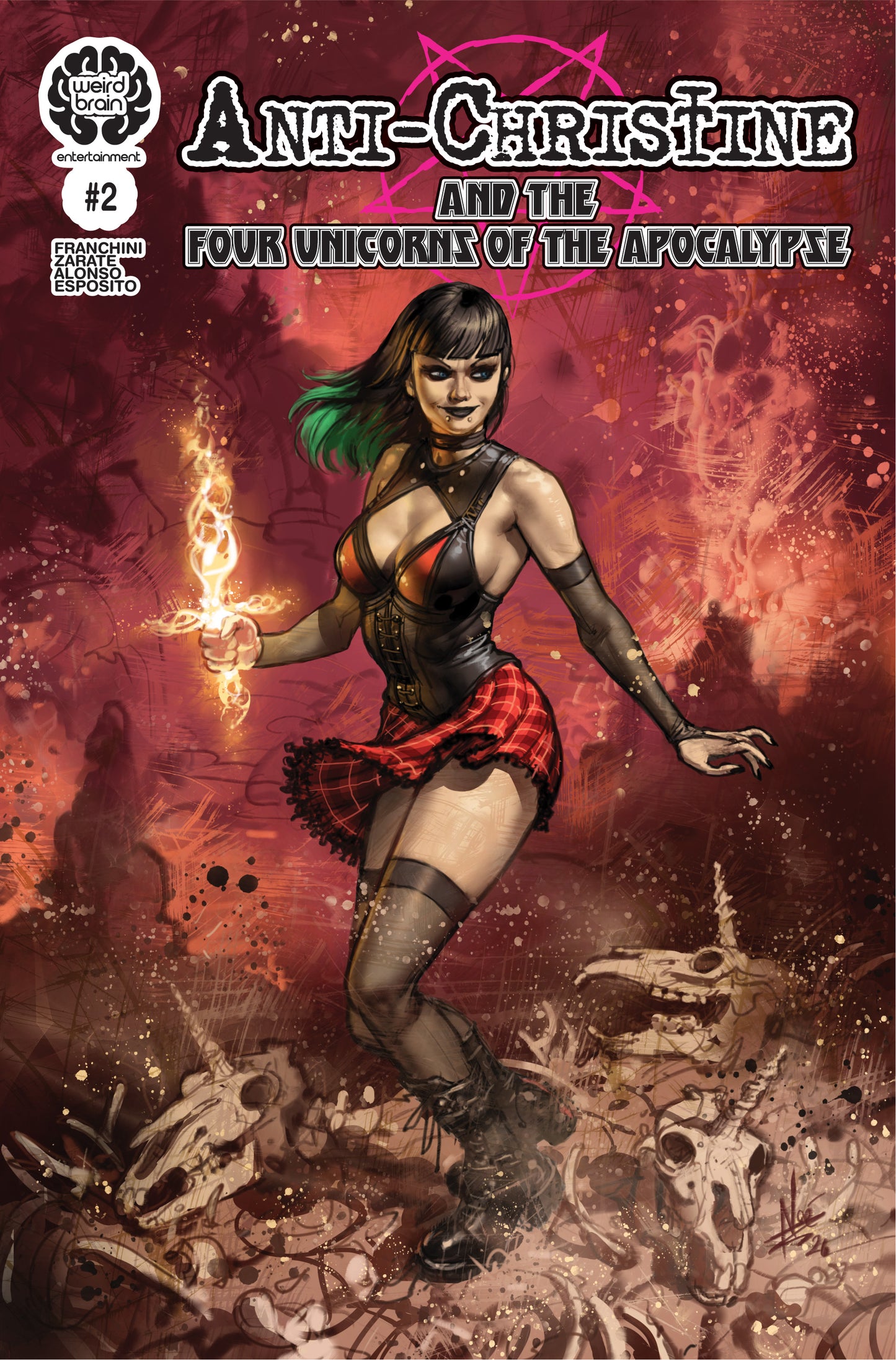 Anti-Christine and the Four Unicorns of the Apocalypse #2 - Cover C