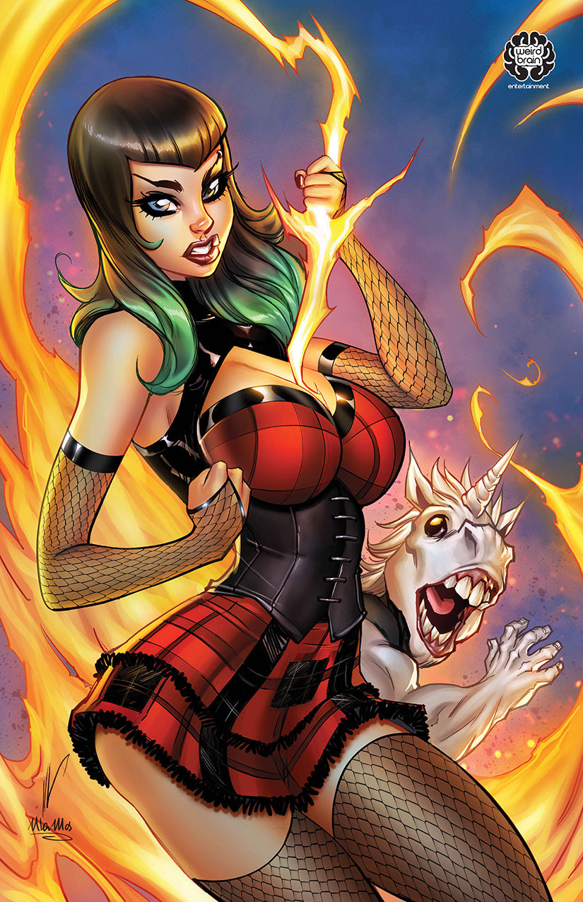 Anti-Christine and the Four Unicorns of the Apocalypse #1 - Cover K - Ale Garza/Ula Mos - 11x17 Art Print