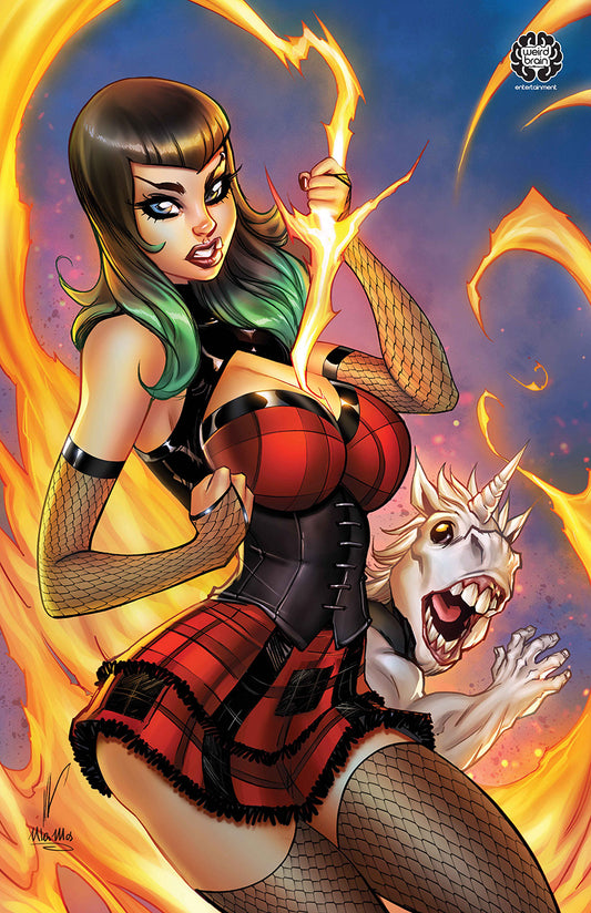 Anti-Christine and the Four Unicorns of the Apocalypse #1 - Cover K - Ale Garza/Ula Mos - 11x17 Art Print