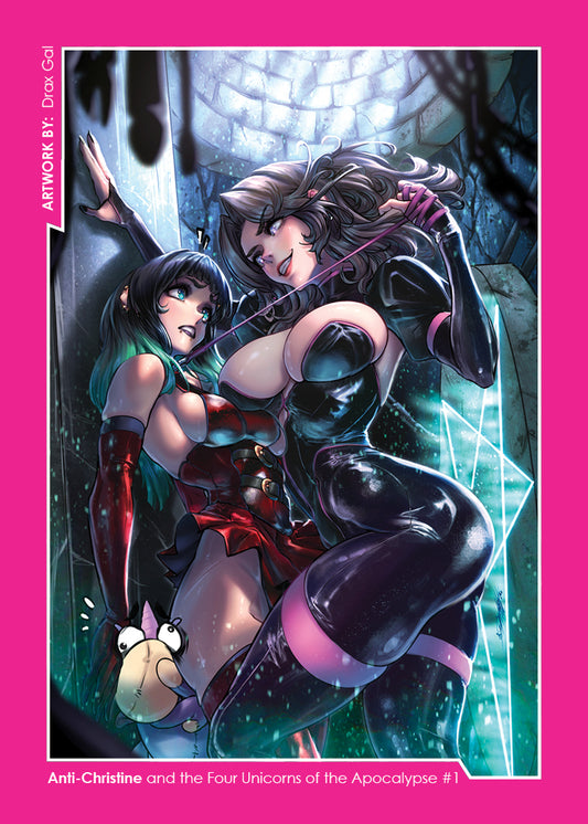 Anti-Christine and the Four Unicorns of the Apocalypse #1 - Collectible Card - Cover N