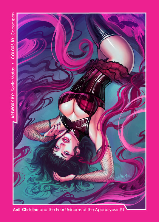 Anti-Christine and the Four Unicorns of the Apocalypse #1 - Collectible Card - Cover H