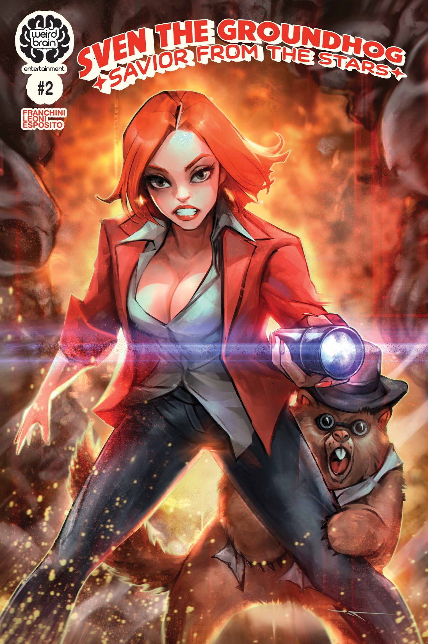 Sven The Groundhog: Savior From the Stars #2 - Cover D + Collectible Card