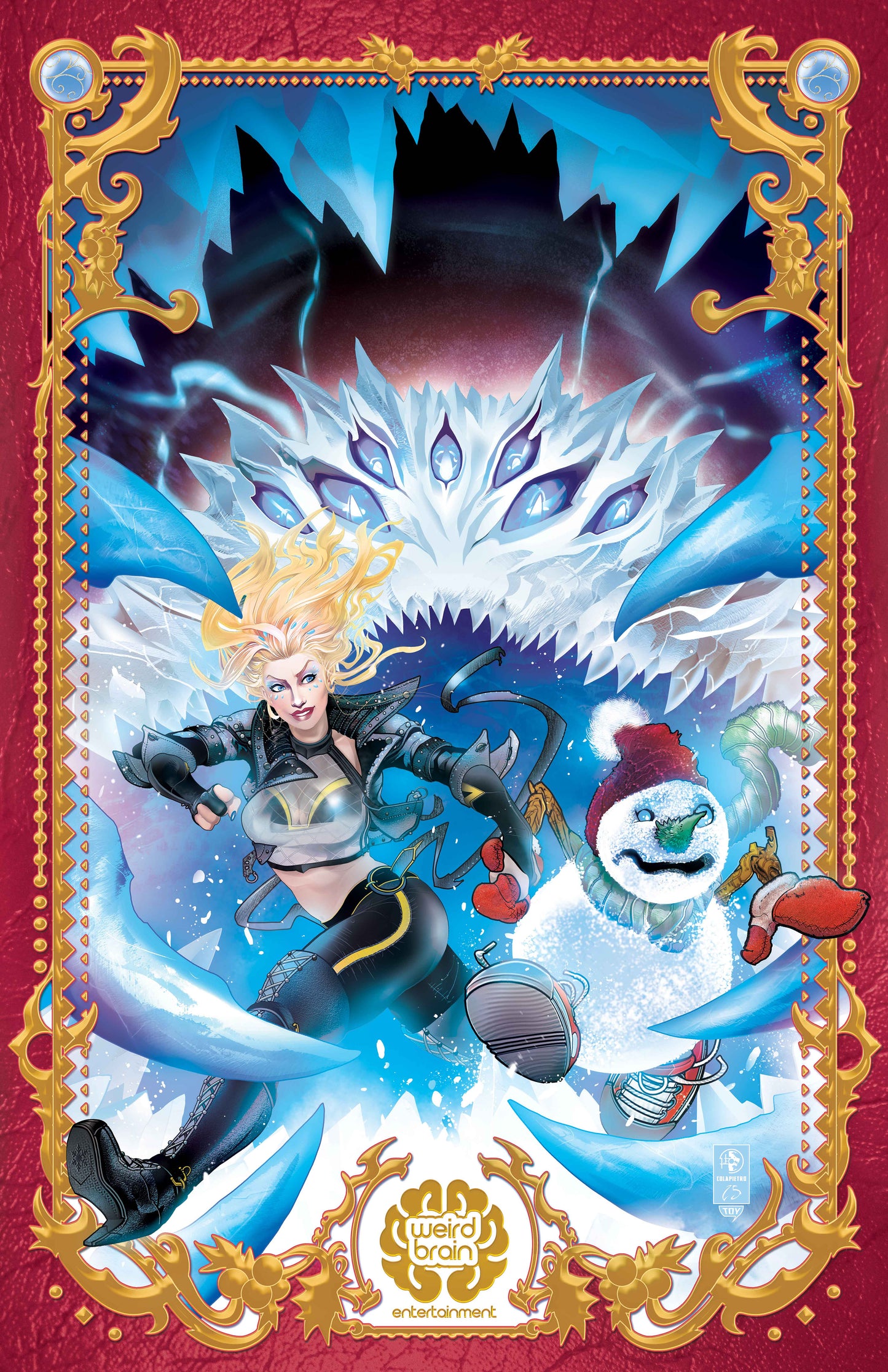 Frosted Up #1 - Cover B - Leonardo Colapietro - 11x17 Art Print