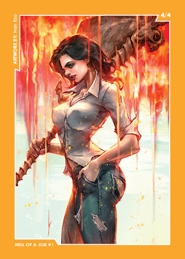 4-Pack of Hell of a Job #1 - Collectible Cards