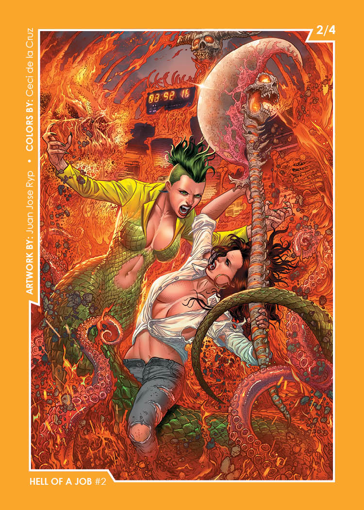 4-Pack of Hell of a Job #2 - Collectible Cards