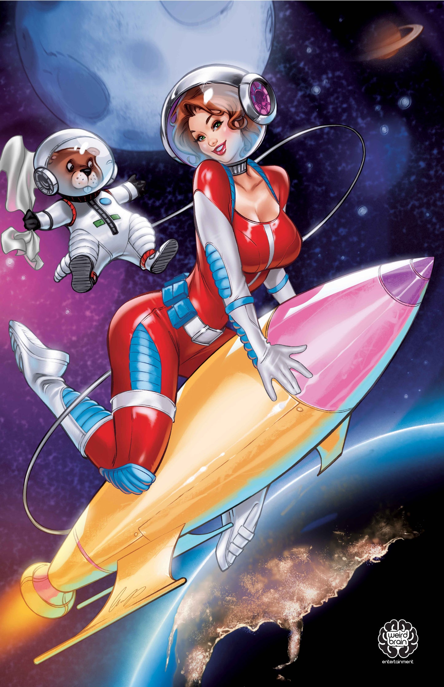 Sven The Groundhog: Savior From the Stars #2 - Cover E - Elias Chatzoudis - 11x17 Art Print