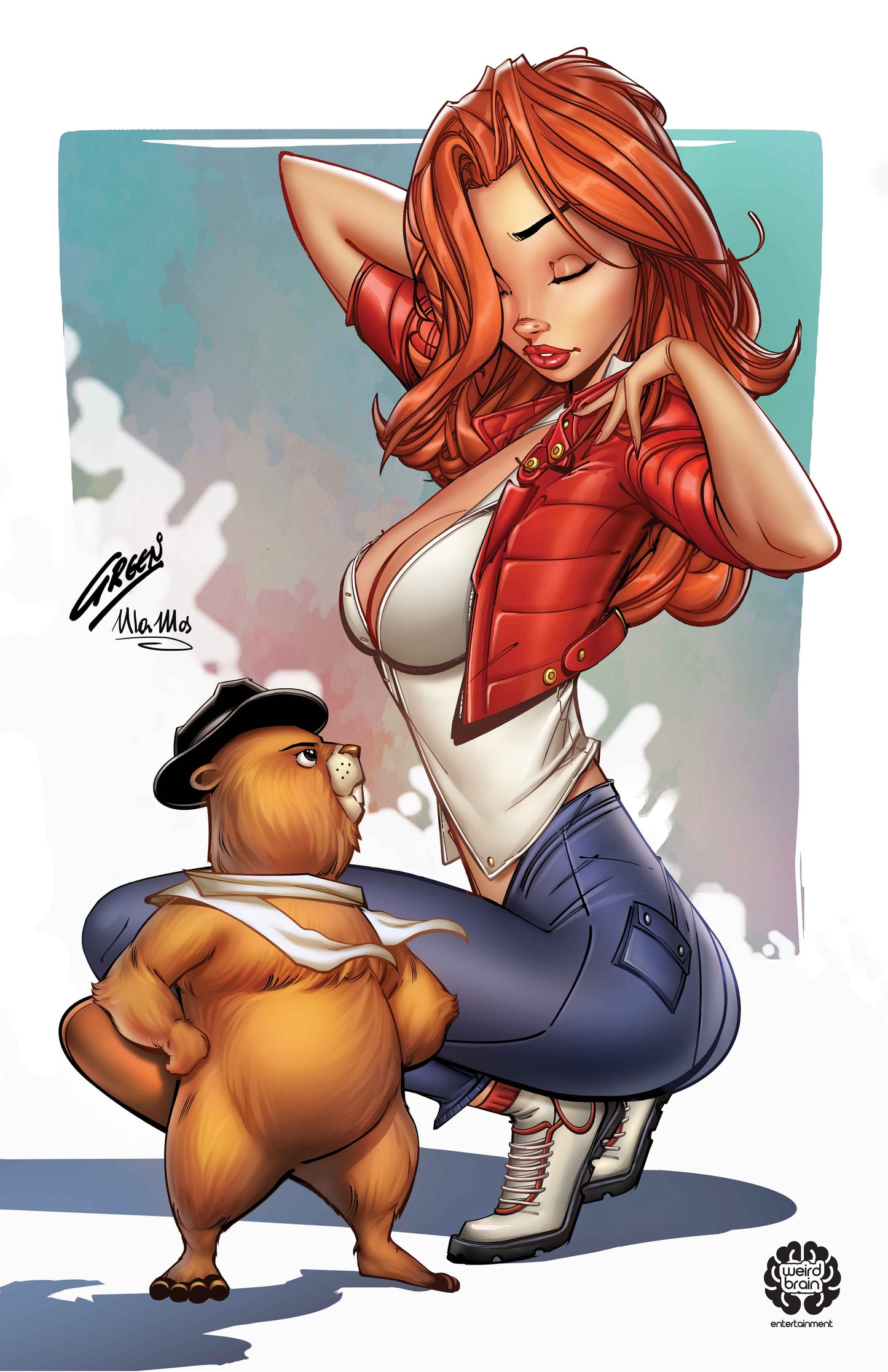 Sven The Groundhog: Savior From the Stars #2 - Cover P - Paul Green & Ula Mos - 11x17 Art Print