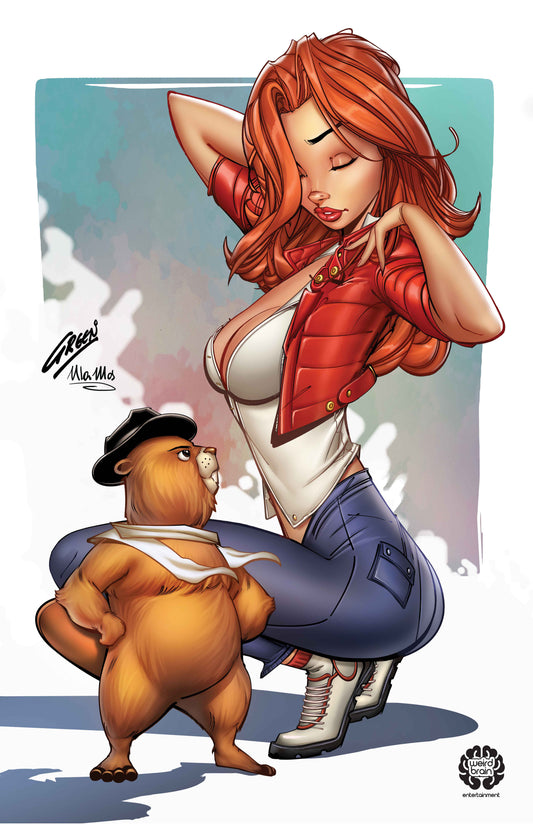 Sven The Groundhog: Savior From the Stars #2 - Cover P - Paul Green & Ula Mos - 11x17 Art Print