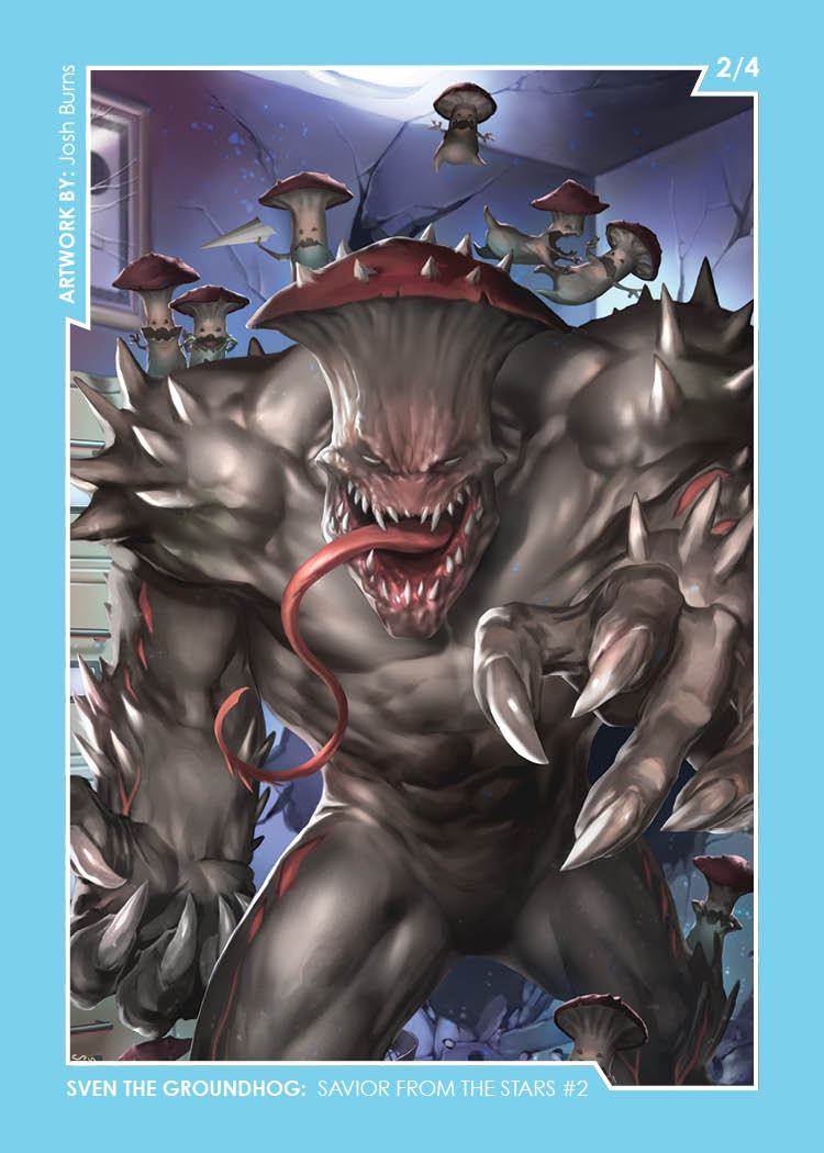 Sven The Groundhog: Savior From the Stars #2 - Cover B + Collectible Card