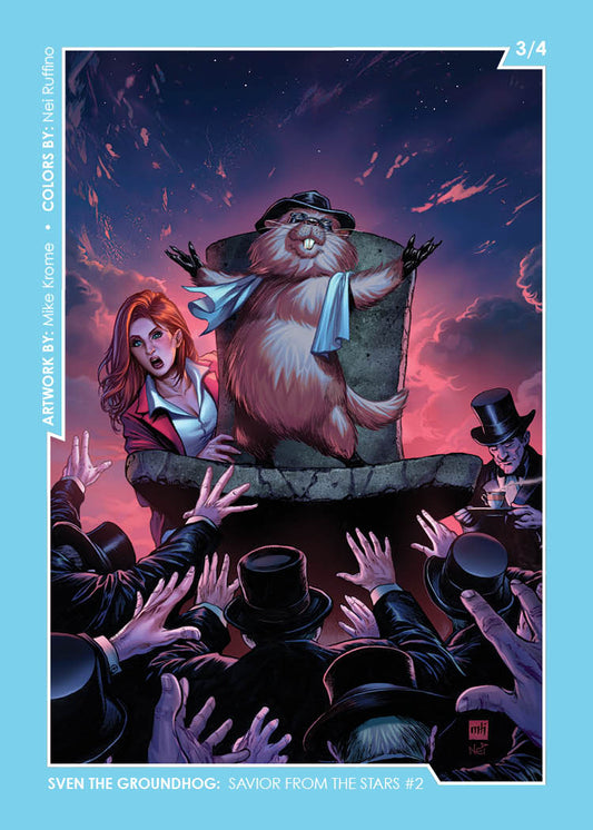 Sven The Groundhog: Savior From the Stars #2 - Collectible Card - Cover C