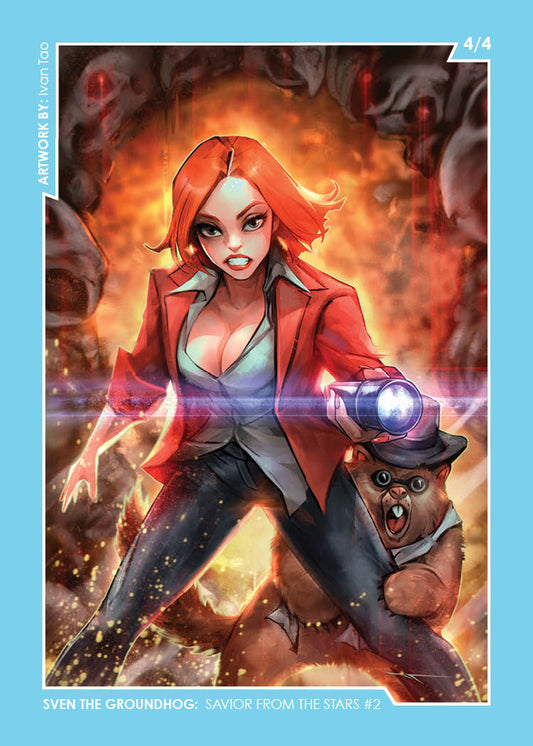 Sven The Groundhog: Savior From the Stars #2 - Collectible Card - Cover D