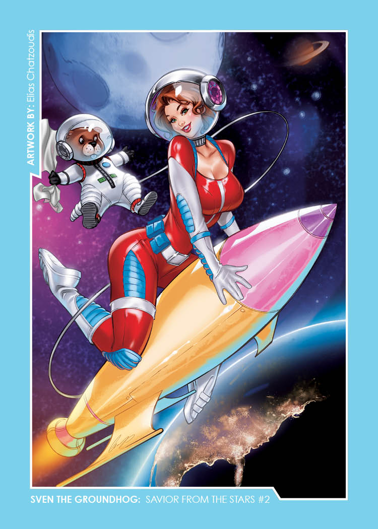 5-Pack of Sven The Groundhog: Savior From the Stars #2 - Collectible Cards